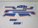 adesivi/adhesives/stickers/decal Kit compl.adesivi KTM GS 80 125 1979 cristal 